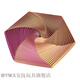 MPPMCK3d打印六邊形螺旋塔魔幻錯覺立體旋轉(zhuǎn)解壓神器創(chuàng)意玩具禮物擺件 六邊形解壓神器大號【紫金】 對角直徑約7cm