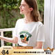 百圖betu女裝夏季新款T恤圓領(lǐng)印花短袖繡花釘珠小白T女2406T12 白色 XS