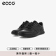 愛(ài)步（ECCO）男鞋時(shí)尚休閑鞋男士戶(hù)外休閑運動(dòng)鞋 舒適透氣 歐文運動(dòng)鞋 黑色 40