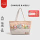 CHARLIE&KELLI CK品牌帆布包包女款2025年卡通托特包痛包送女友七夕情人節(jié)禮物 達(dá)菲七寶【京倉(cāng)配送 禮袋包裝】