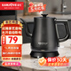 金灶（KAMJOVE） 茶藝專用泡茶燒水壺優(yōu)雅長嘴電熱水壺隨手泡開水壺自動斷電熱水壺煮水壺家用1L 1L T-93（磨砂黑色）