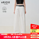 艾諾絲雅詩(shī)【商場(chǎng)同款】2025夏季新品匹馬棉100%棉女休閑褲垂感長(cháng)褲40433023 白色 M