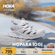 HOKA男女款夏季溯溪鞋霍帕拉 HOPARA「OG」輕便舒適緩震 白色 / 白色 38.5