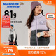 Skechers斯凱奇自營(yíng)秋冬季新款6-12歲男女中大童梭織羽絨服背心L424K096