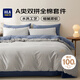 海瀾之家（HLA）A類(lèi)純棉床上四件套全棉100%新疆棉套件床單三件套被套床上用品 1.5米/1.8米床 寶石藍