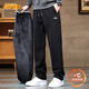 吉普（JEEP）【加絨可選】2025秋季寬松直筒百搭休閑褲男士運動(dòng)衛褲長(cháng)褲子男裝