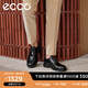 愛步（ECCO）商務皮鞋男鞋 夏季牛津鞋通勤正裝皮鞋 都市倫敦525684 黑色52568401001 40