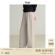 旅途原品（ltyp）空氣褲進(jìn)口醋酸褲子女顯瘦垂感直筒寬松長褲/九分褲 長褲-巴黎灰-日本三醋酸 L-XL/165-170cm（現(xiàn)貨）