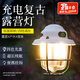 尋貝戶外迷你露營燈便攜應(yīng)急燈營地?zé)襞蓍L續(xù)航露營帳篷掛燈松果燈 松果露營燈【軍綠色】配充電線