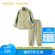 巴拉巴拉balaone兒童套裝男童女童長(zhǎng)袖2件套2025新款秋裝運(yùn)動(dòng)防風(fēng) 卡其50622 130
