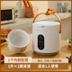 陶記1升 全陶瓷電飯煲 0涂層內(nèi)膽電飯鍋 1升迷你小容量1人用單人用母嬰用純陶瓷電飯鍋 智能煮粥煲湯鍋 米黃 1L 陶瓷電飯煲（整機）