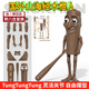 Aseblarm外國山海經(jīng)tungtungtungsahur通通通木棍人模型惡搞ai圖抽象玩具 木棍人