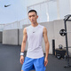 耐克（NIKE）官方PRO DRI-FIT男子緊身無(wú)袖訓練上衣秋舉重速干FB7915 100白/黑 L