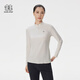 KOLON SPORT可隆吸濕速干T恤女士S-FUNCTIONAL半拉鏈長(cháng)袖內搭