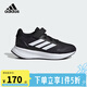 ADIDAS阿迪達斯童鞋25年春秋季新款男女童低幫網面透氣魔術貼休閑運動鞋 IE8574 35
