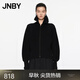 JNBY/江南布衣秋冬羊毛針織開衫女高領(lǐng)簡約休閑通勤5O0312580 001/本黑 M