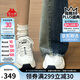 卡帕（Kappa）官方背靠背女鞋老爹鞋女夏季厚底透氣運(yùn)動(dòng)鞋子女 經(jīng)典白 37
