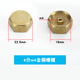 家柏飾 電熱水器鎂棒排污口螺母螺帽堵頭鎂棒螺母通用 4分_m4絲口