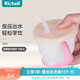 利其爾（Richell） 寶寶學(xué)飲杯兒童吸管水杯嬰兒訓(xùn)練杯暢飲杯吸管杯牛奶杯漱口杯 軟萌粉