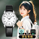 BINKADA學(xué)生手表初中高中生考試專用女公務(wù)員高考中考靜音機(jī)械指針石英表