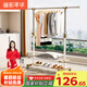 溢彩年華晾衣架落地單桿宿舍簡(jiǎn)易掛衣架室內涼衣架陽(yáng)臺臥室移動(dòng)曬衣架2518
