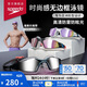 速比濤（Speedo）專(zhuān)業(yè)訓練大框鍍膜泳鏡大視野柔軟貼合游泳裝備 灰色/銀色