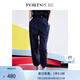 PORTSPURE寶姿女裝秋冬新品女裝中腳口長(zhǎng)褲RD7P104PWP108 NIGHT BLUE 38