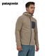 巴塔哥尼亞（Patagonia）男士R1保暖全拉鏈抓絨衣連帽開(kāi)衫休閑外套Air Fu-Zip Hoody 40255 ORTN L