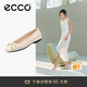 愛步（ECCO）芭蕾舞鞋女 25年夏季新款淺口單鞋蝴蝶結(jié)女鞋 舞悅234313 石灰色23431301378 38
