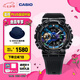 卡西歐（CASIO） G-SHOCK 金屬系列小鋼炮GM-110時(shí)尚運(yùn)動(dòng)男士手表防水防震 GM-110B-1APR-200M防水
