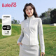 班尼路（Baleno）立領(lǐng)短款衛(wèi)衣外套女2025年春秋季新款時(shí)尚修身小個(gè)子運(yùn)動(dòng)開(kāi)衫上衣