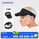 迪卡儂（DECATHLON）空頂帽男女夏天遮陽(yáng)帽太陽(yáng)帽鴨舌帽戶(hù)外運動(dòng)帽跑步帽子RUNC 新黑色-可調節松緊帶款 新空頂帽松緊帶（建議頭圍50-62厘米）