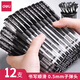 得力（deli）  經(jīng)濟實(shí)用型中性筆簽字筆子彈頭 0.5mm 12只裝 黑色/12支裝