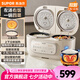 蘇泊爾（SUPOR）電飯煲 家用宿舍用電飯鍋 2.5L雙膽電飯煲 聚能藍(lán)鉆不沾內(nèi)膽 上下立體雙熱源 13大多功能菜單 【雙膽雙控】SF25TC0052 5L