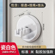 摩尚吸盤(pán)晾衣繩強力免打孔壁掛陽(yáng)臺衛生間室內隱形晾衣架伸縮晾曬繩 【升級粘膠吸盤(pán)】瓷白色-5米