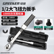 綠林（GREENER）扭力扳手1/2寸5-60Nm大飛可調(diào)式扭矩力矩扳手套裝家用公路自行車