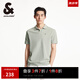 杰克·瓊斯（JACK&JONES）百搭時尚簡約潮流通勤商務(wù)休閑字母刺繡polo衫上衣男裝225106003 E06灰綠色 常規(guī) M