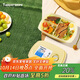 特百惠（Tupperware）思麗康飯盒1L學(xué)生上班族帶飯便攜午餐分格可微波爐 奶黃色