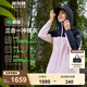 波司登（BOSIDENG）【反季】沖鋒衣鵝絨羽絨服女款90絨三合一防風(fēng)防雨透氣顯瘦外套 蘇梅粉 黑色161A L 170/92A