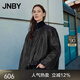 江南布衣（JNBY）【正反兩穿】秋冬羽絨服短款女立領外套簡約設計感O型5N0C11550 001/本黑 S