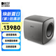 KEF KC62 大功率超低音揚聲器 HiFi高保真家用客廳影音高配電視音響 家庭影院有源低音炮音箱  一只 鈦金灰色
