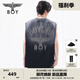 BOY LONDON25新款夏季男女同款漸變色大翅膀時(shí)尚街頭朋克風(fēng)無(wú)袖T恤N02003 灰色 XL