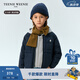 Teenie Weenie Kids【小吐司輕羽絨】小熊童裝24冬中性三防羽絨服 藍(lán)莓小吐司（藏青色） 100