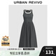 UR2025夏季新款女裝拼接假兩件撞色無袖連衣裙UWM750057