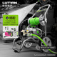 綠田（LUTIAN）威龍V10商用清洗機洗車(chē)機洗車(chē)店洗車(chē)房大功率洗車(chē)泵高壓水槍 3kW 推車(chē)版-G90長(cháng)搶+15米玫紅管+PA壺