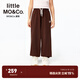little MO&Co.索羅娜涼感速干 little moco童裝25夏裝新款男女童休閑衛褲長(cháng)褲 赤棕色 160 160/64