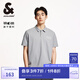 杰克·瓊斯（JACK&JONES）男裝25年速干POLO衫男士翻領短袖T恤夏季潮流寬松休閑戶外半袖 C39淺灰 常規(guī) L