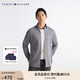TOMMY HILFIGER春夏季男裝易打理純棉牛津紡微磨毛修身長袖襯衣襯衫男外套32904 藍灰色0GY 42