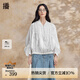 播設(shè)計感短外套女商場同款2024夏新款小個子夾克上衣BDR2WD1564 W40本白 M