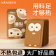 南極人（Nanjiren） 暖貼寶寶貼發(fā)熱貼 暖身貼保暖貼熱帖暖貼 卡通可愛(ài)暖身貼50片 萌萌熊-持久發(fā)熱10小時(shí)-50片裝